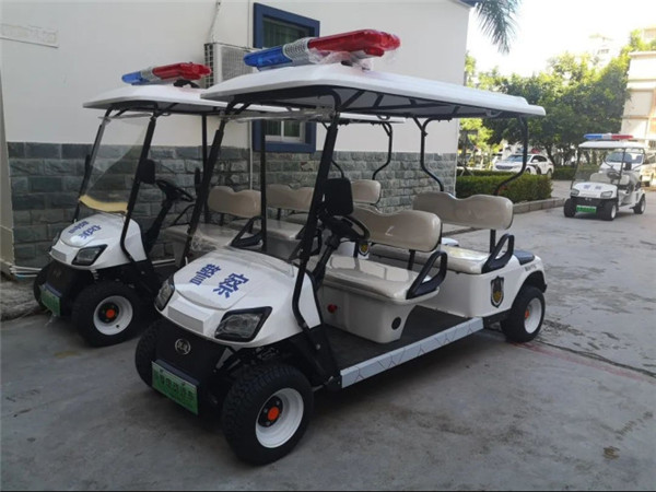 躍迪電動(dòng)巡邏車(chē)在海南上崗執(zhí)勤