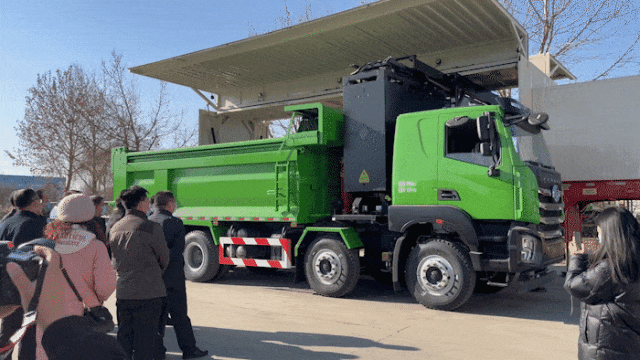 躍迪新能源渣土車-硬核實力鑄就城市建設新輝煌